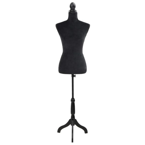 vidaXL Ladies Bust Display Black Female Dressmakers Dummy Mannequin - Image 2