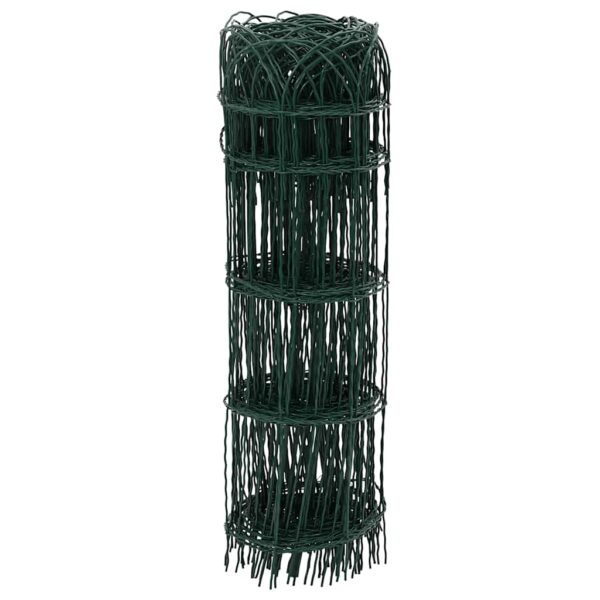 vidaXL Garden Border Fence Powder-coated Iron 25x0.65 m - Image 2