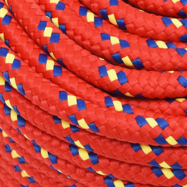 vidaXL Boat Rope Red 12 mm 100 m Polypropylene - Image 4