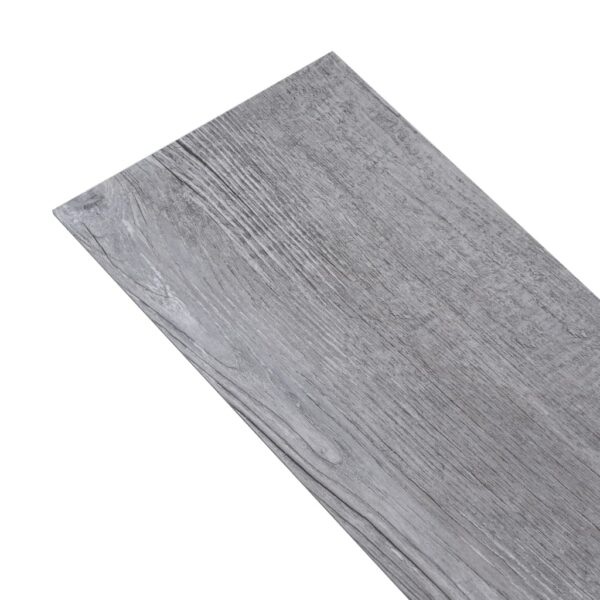 vidaXL PVC Flooring Planks 5.02 m² 2 mm Self-adhesive Matt Wood Grey - Image 4