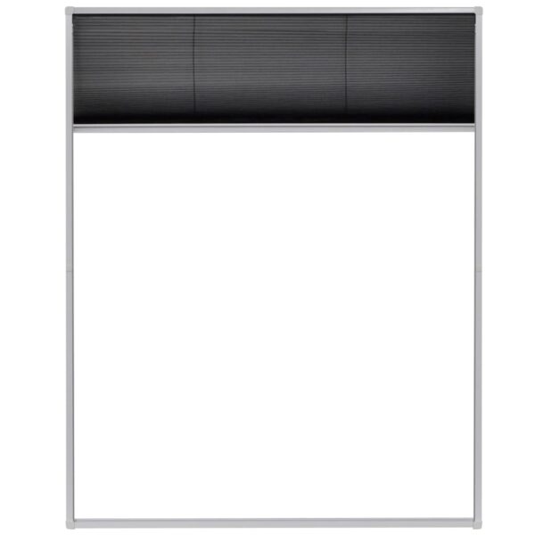 vidaXL Plisse Insect Screen for Windows Aluminium 80x100 cm - Image 3