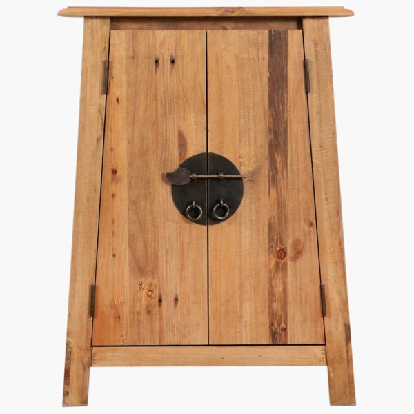 vidaXL Bathroom Side Cabinet Solid Pinewood 59x32x80 cm - Image 2