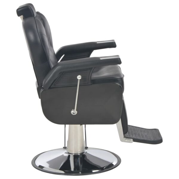 vidaXL Barber Chair Black 72x68x98 cm Faux Leather - Image 3
