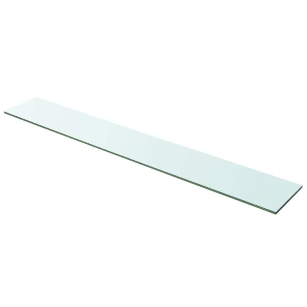 vidaXL Shelf Panel Glass Clear 100x15 cm - Image 1
