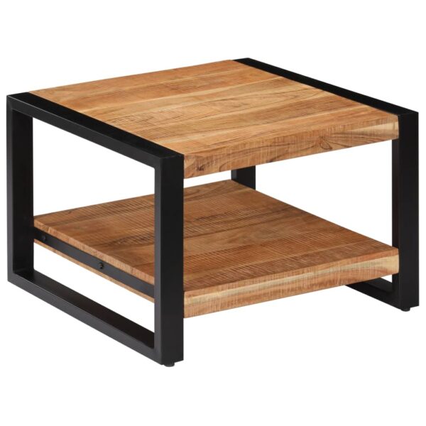 vidaXL Coffee Table 60x60x40 cm Solid Acacia Wood - Image 13