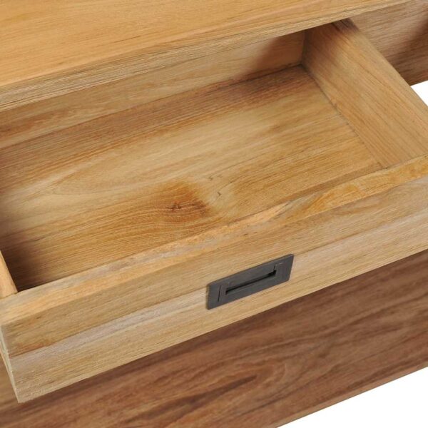vidaXL Console Table Solid Teak 120x30x80 cm - Image 4