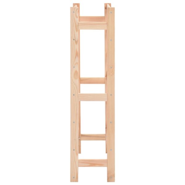 vidaXL Wine Rack for 42 Bottles Solid Wood Pine - Image 3