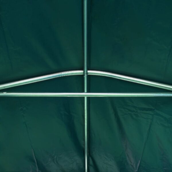 vidaXL Garage Tent PVC 1.6x2.4 m Green - Image 7