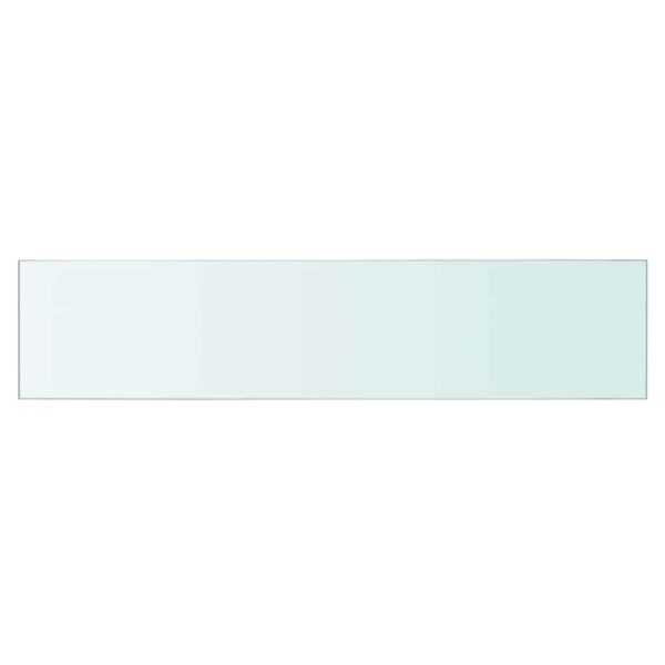 vidaXL Shelf Panel Glass Clear 60x12 cm - Image 2