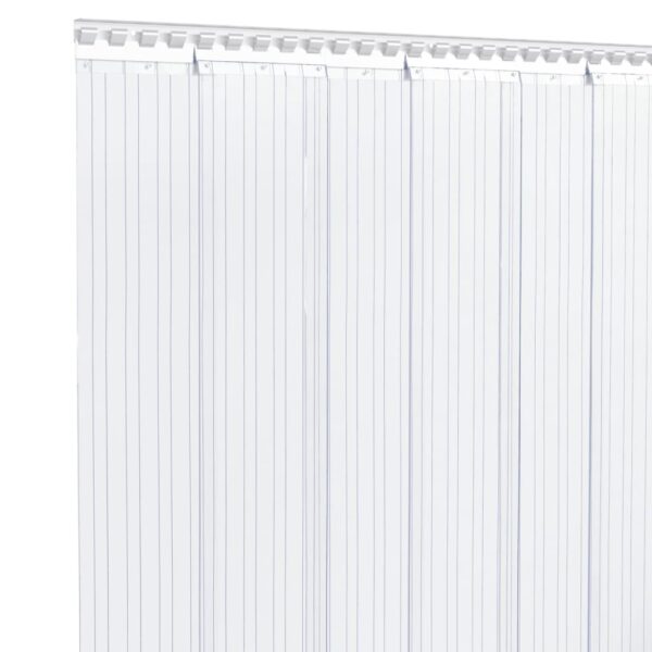 vidaXL Door Curtain Transparent 200 mmx1.6 mm 25 m PVC - Image 3