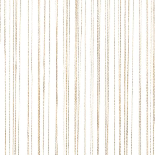 vidaXL String Curtains 2 pcs 140x250 cm Beige - Image 8