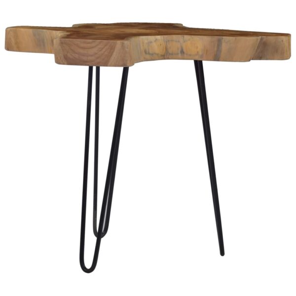 vidaXL Coffee Table (60-70)x45 cm Teak Wood - Image 10