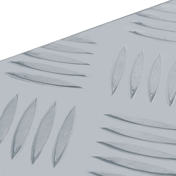 vidaXL Aluminium Box 61.5x26.5x30 cm Silver - Image 6