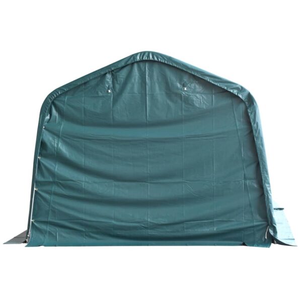 vidaXL Removable Livestock Tent PVC 550 g/m² 3.3x3.2 m Dark Green - Image 3