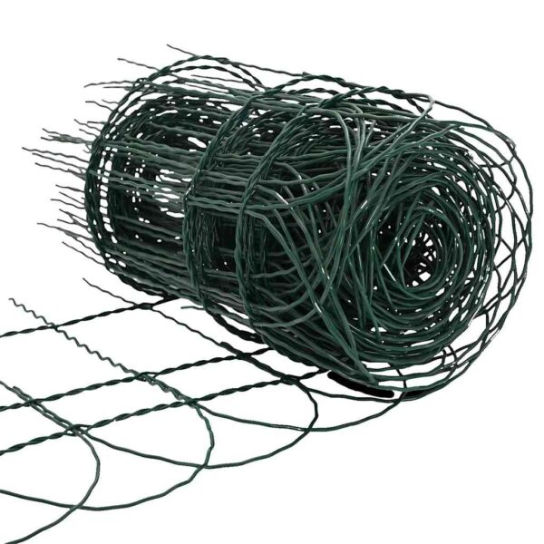 vidaXL Garden Border Fence Powder-coated Iron 10x0.4 m - Image 5