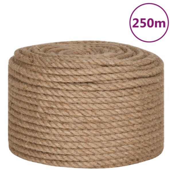 vidaXL Rope 100% Jute 14 mm 250 m - Image 2