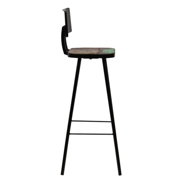vidaXL Bar Set 3 Piece Solid Reclaimed Wood Multicolour - Image 10