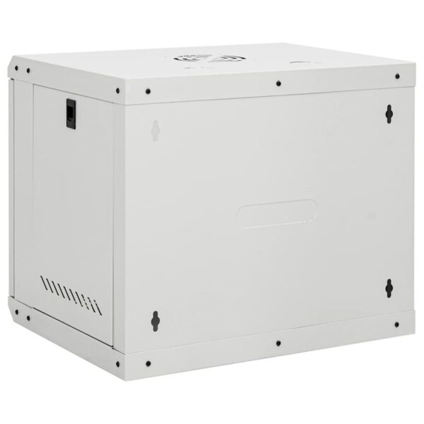 vidaXL 9U Wall Mounted Network Cabinet 19" IP20 53x40x45 cm - Image 5