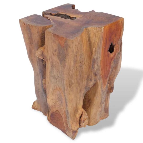 vidaXL Stool Solid Teak Wood - Image 3