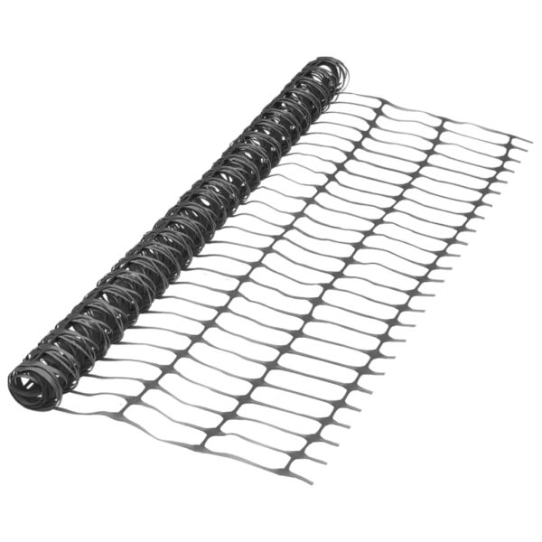 vidaXL Garden Fence 30 m Black - Image 1