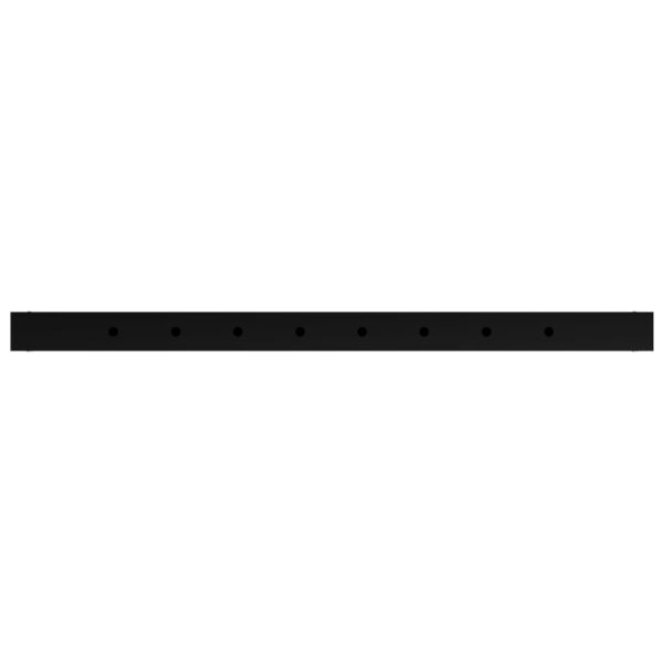 vidaXL Adjustable Work Bench Frames 2 pcs Metal 85x(69-95.5) cm Black - Image 6