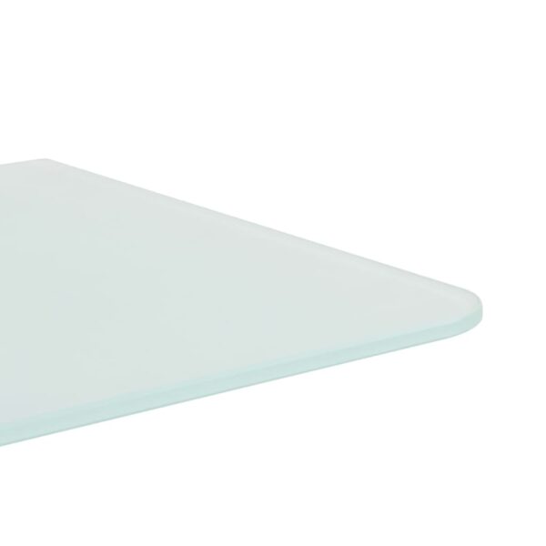 vidaXL Wall-mounted Urinal Privacy Screen 90x40 cm Tempered Glass - Image 5
