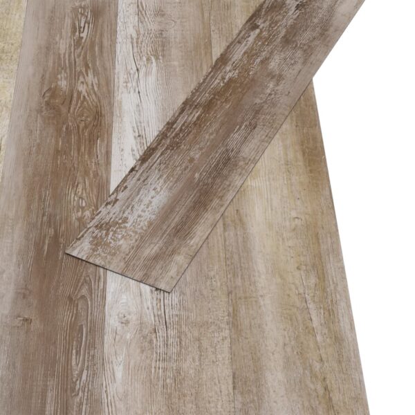 vidaXL PVC Flooring Planks 5.02 m² 2 mm Self-adhesive Wood Wash - Image 3