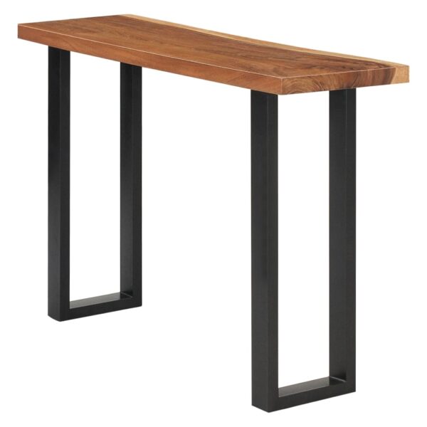 vidaXL Console Table Solid Suar Wood 110x35x75 cm - Image 1