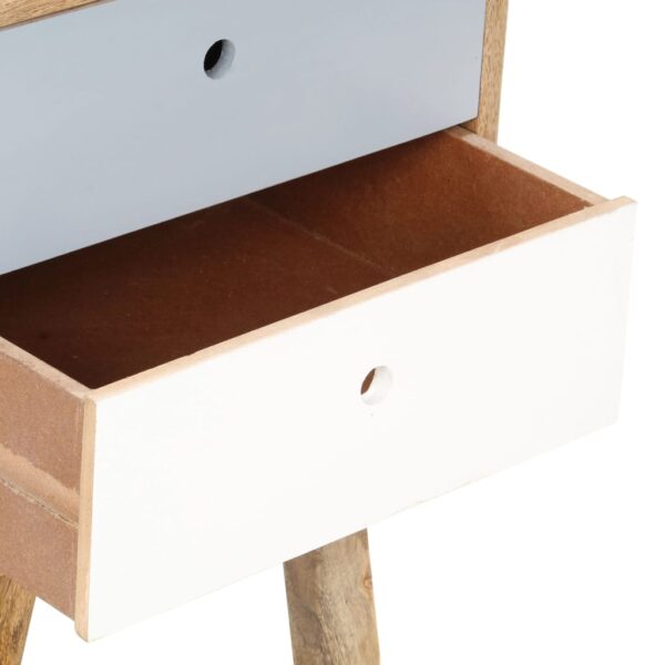vidaXL Bedside Cabinet 40x35x50 cm Solid Mango Wood - Image 5