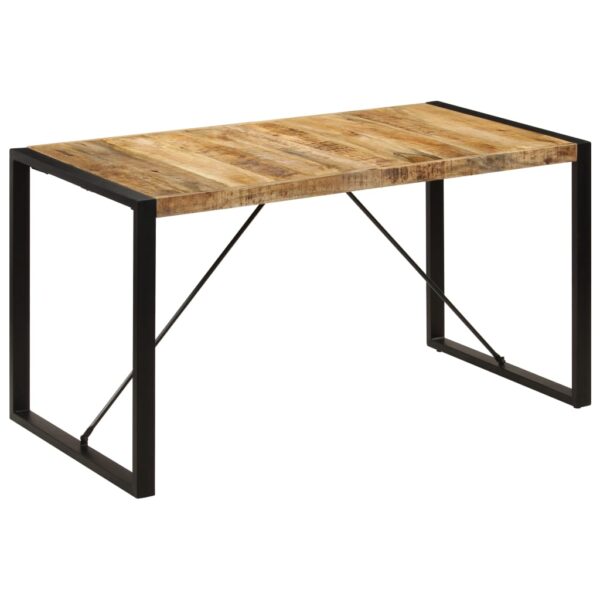 vidaXL Dining Table 140x70x75 cm Solid Mango Wood - Image 10