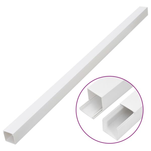 vidaXL Cable Trunking 100x60 mm 10 m PVC - Image 3