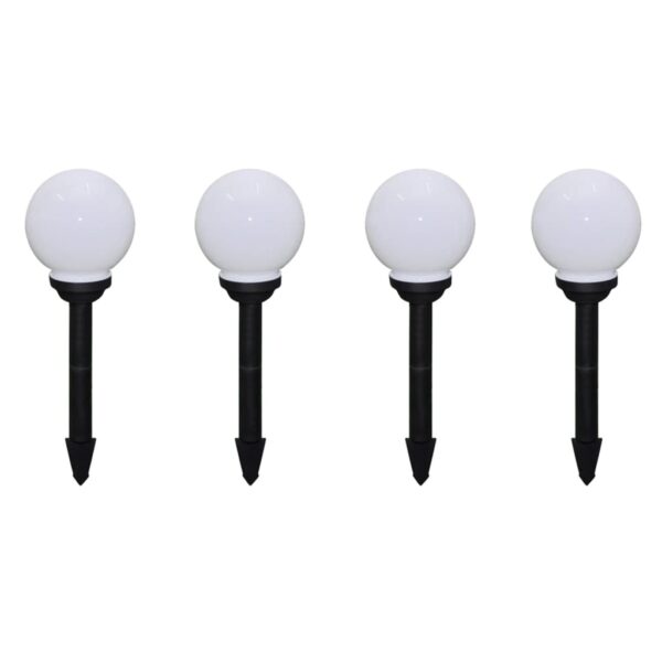 vidaXL Outdoor Pathway Lamps 8 pcs LED 15 cm with Ground Spike - Image 2