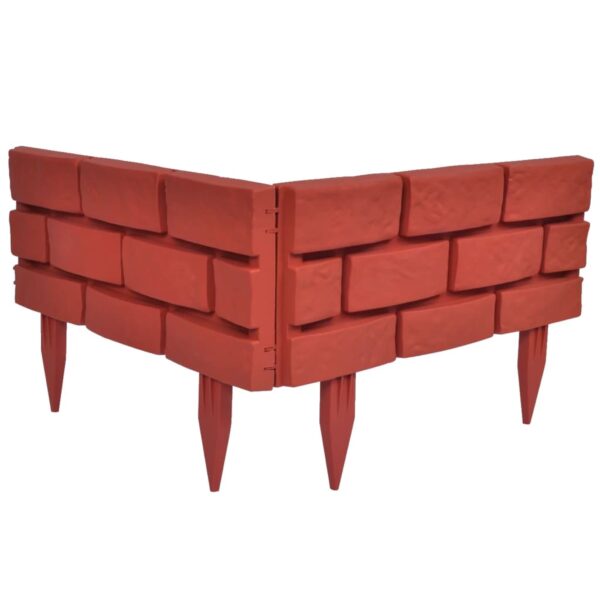 vidaXL Lawn Divider with Brick Design 11 pcs - Image 6