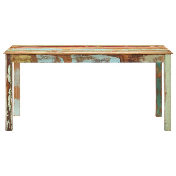 vidaXL Dining Table Solid Reclaimed Wood 160x80x76 cm - Image 2