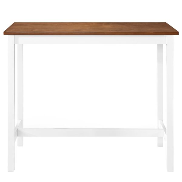 vidaXL Bar Table Solid Wood 108x60x91 cm - Image 2