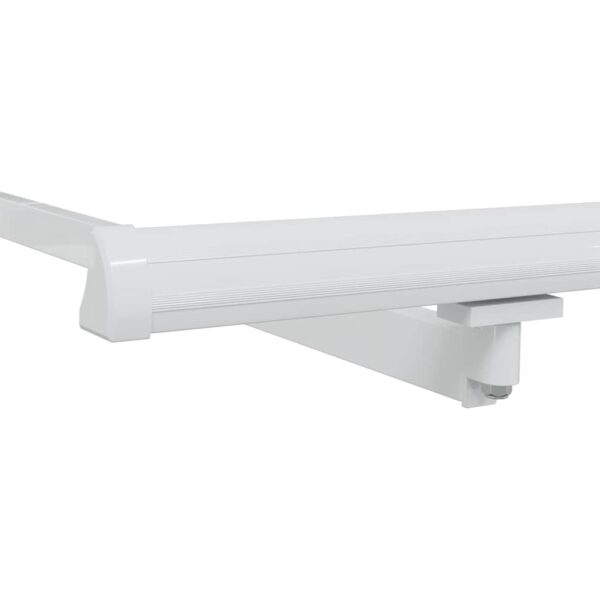 vidaXL Awning Manual White 3 x 2.5 m Metal - Image 7