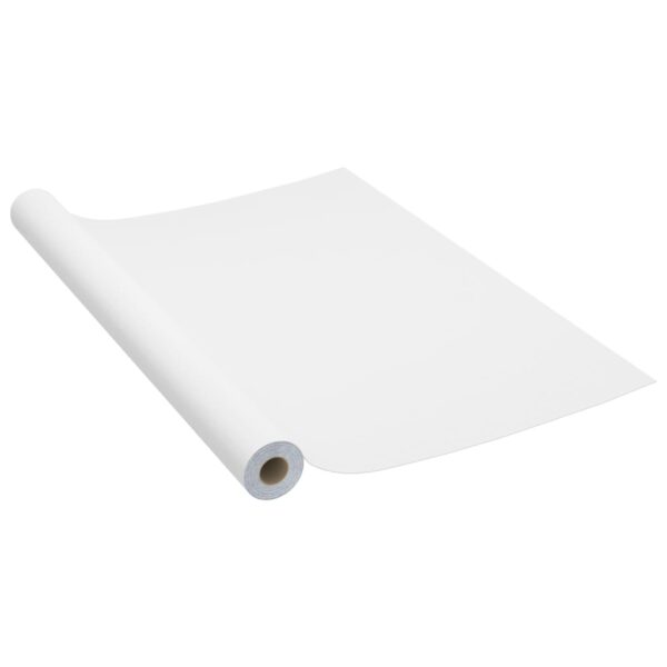 vidaXL Self-adhesive Furniture Film White 500x90 cm PVC - Image 2