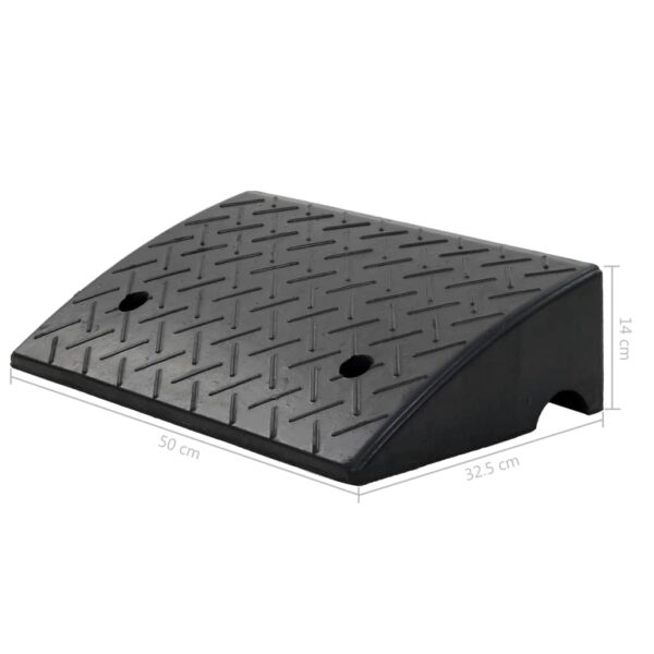 vidaXL Kerb Ramp Rubber 50x32.5x14 cm - Image 4