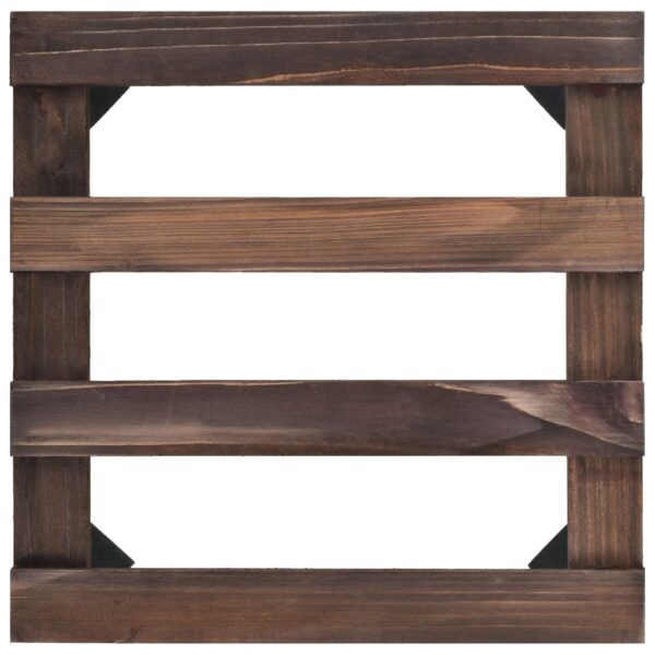 vidaXL Plant Rollers 4 pcs Cedar Wood 25x25 cm - Image 4
