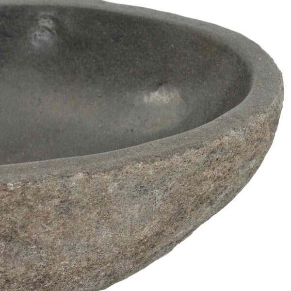 vidaXL Basin River Stone Oval (29-38)x(24-31) cm - Image 5