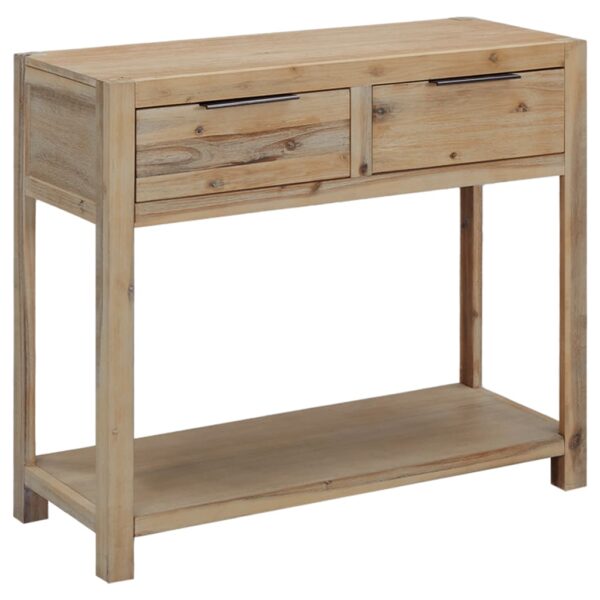vidaXL Console Table 82x33x73 cm Solid Acacia Wood - Image 1