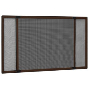 vidaXL Extendable Insect Screen for Windows Brown (100-193)x75 cm