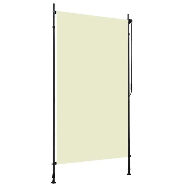 vidaXL Outdoor Roller Blind 120x270 cm Cream - Image 1
