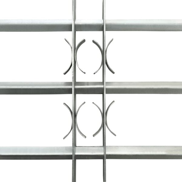 vidaXL Adjustable Security Grille for Windows with 3 Crossbars 500-650 mm - Image 3