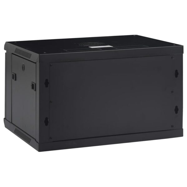 vidaXL 6U Wall Mounted Network Cabinet 19" IP20 600x450x375 mm - Image 4