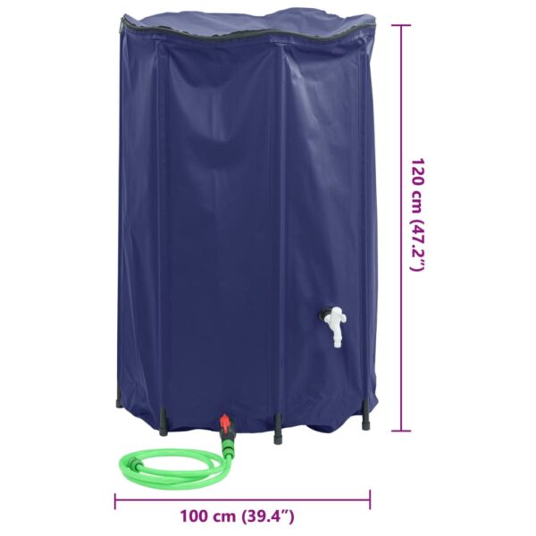 vidaXL Water Tank with Tap Foldable 1000 L PVC - Image 10
