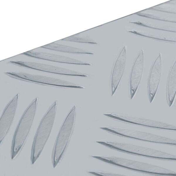 vidaXL Aluminium Box 90.5x35x40 cm Silver - Image 6
