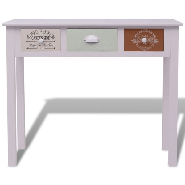 vidaXL French Console Table Wood - Image 4
