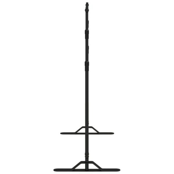 vidaXL Backdrop Stand Black 254x243 cm Steel - Image 4