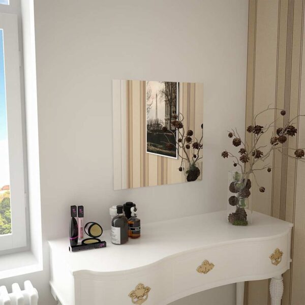 vidaXL Wall Mirror 50x50 cm Square Glass - Image 1
